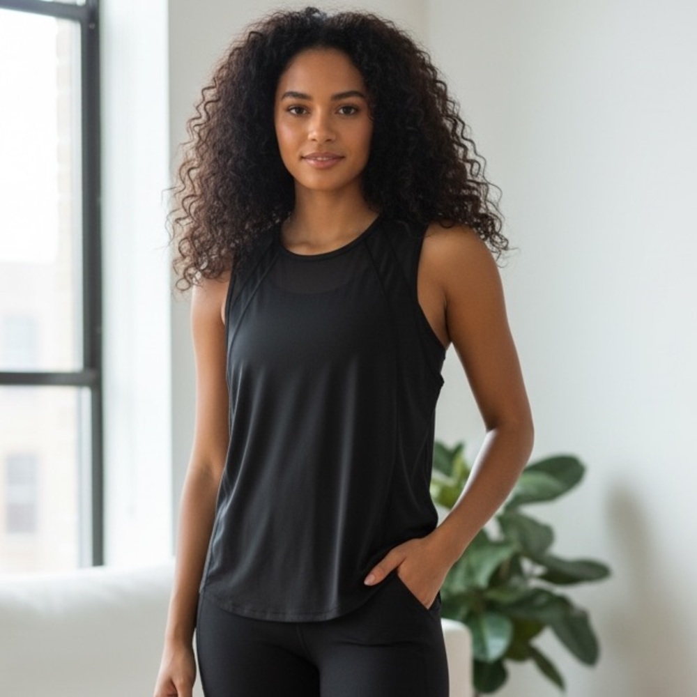 Lululemon Athletica Sleek Black Tank Top